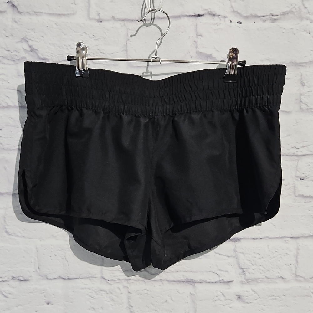 Xhilaration Women's Jet Black Athletic Shorts